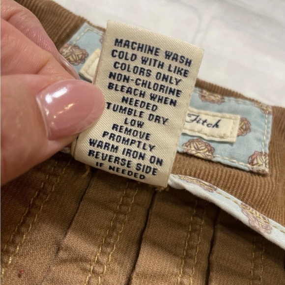 Abercrombie & Fitch Vtg RARE Y2K Mini Pleated Brown corduroy Preppy Mini Skirt 6 - Picture 7 of 14